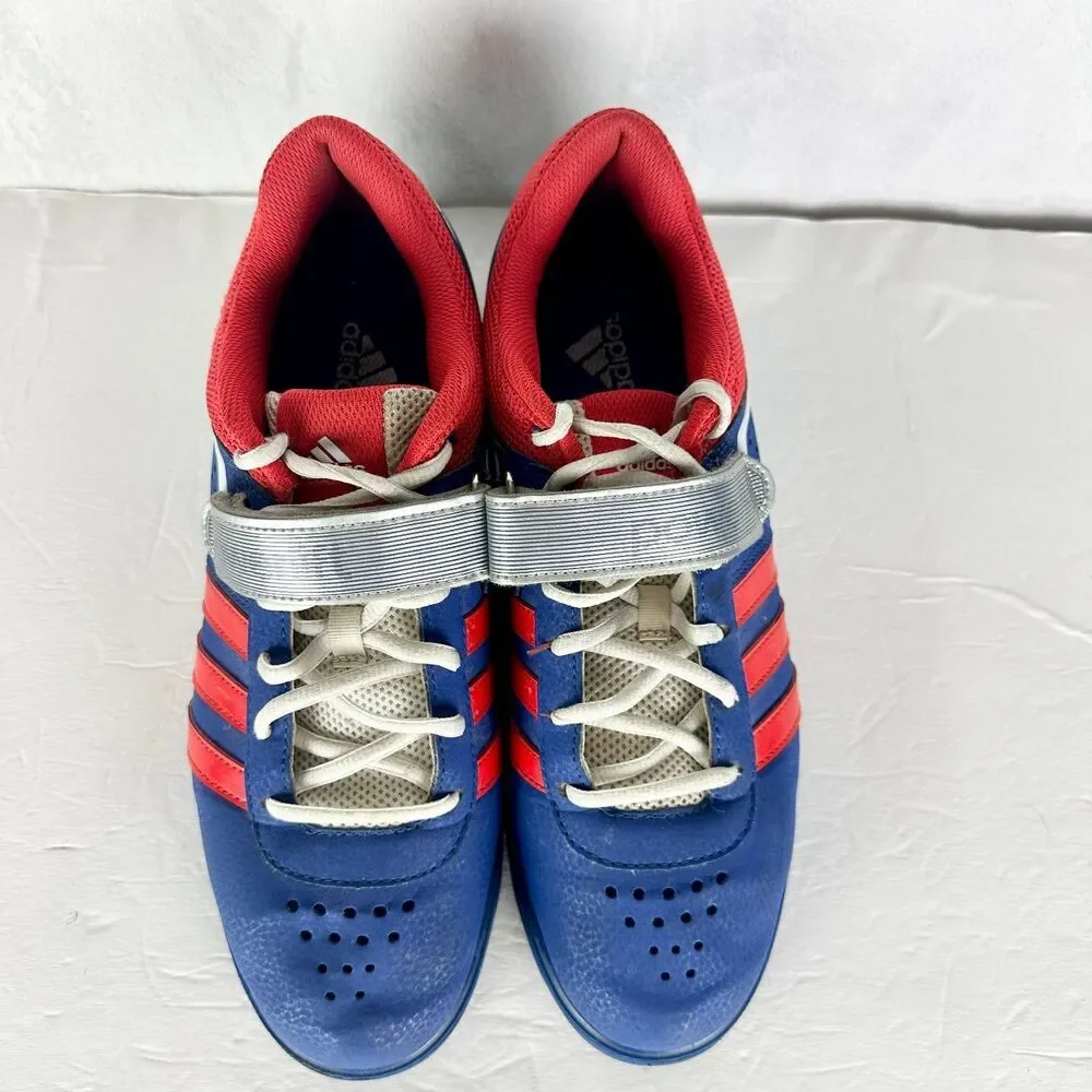 Adidas Mens Powerlift 2.0 Shoes Size 10.5 Weightlifting Red White Blue G96435